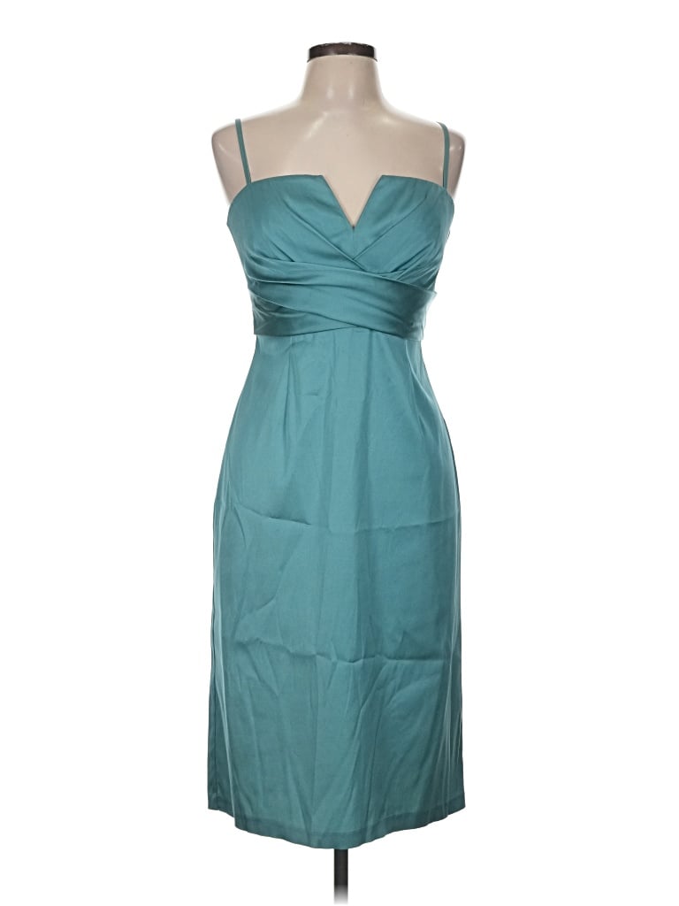 Pre-owned Donna Ricco Cocktail Dress In Teal