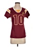 NFL 100% Polyester Burgundy Short Sleeve Top Size S - photo 1