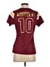 NFL 100% Polyester Burgundy Short Sleeve Top Size S - photo 2