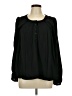 Alice & UO 100% Polyester Solid Black Long Sleeve Blouse Size L - photo 1