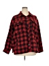 Maurices 100% Polyester Plaid Red Jacket Size 2X - photo 1