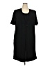 Studio C Solid Black Casual Dress Size 22 Petite - photo 1
