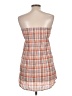 Mudd 100% Cotton Plaid Orange Casual Dress Size L - photo 2