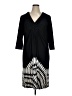 AA Studio AA Graphic Black Casual Dress Size 14 - 16 Plus - photo 1