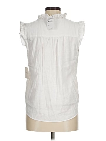 Ellen Tracy Sleeveless Button-Down Shirt (view 2)