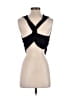 Shein Black Sleeveless T-Shirt Size 2 - photo 2