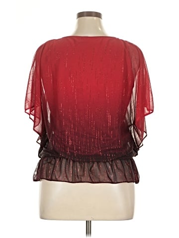 Roz & Ali Short Sleeve Blouse (view 2)