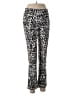 Just Perfect Collection Animal Print Silver Casual Pants Size S - photo 1