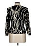 CAbi Print Black Pullover Sweater Size L - photo 2