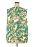 Rose + Olive Green Sleeveless Blouse Size 3X - photo 2