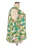 Rose + Olive Green Sleeveless Blouse Size 3X - photo 4