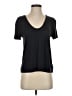 Express 100% Lyocell Black Short Sleeve T-Shirt Size S - photo 1