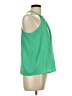 Echo 100% Polyester Green Sleeveless Blouse Size L - photo 4