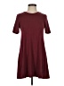 BCBGeneration Solid Burgundy Casual Dress Size XS - photo 1