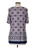 Coco Bianco Blue Short Sleeve Top Size L - photo 2