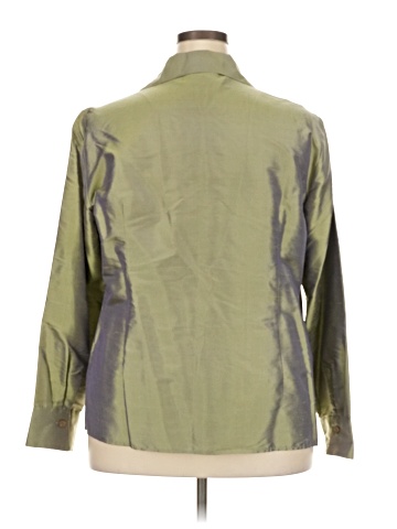Worthington 3/4 Sleeve Button-Down Shirt (view 2)
