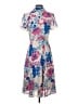 ModCloth 100% Polyester Floral Blue Casual Dress Size S - photo 2
