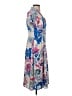 ModCloth 100% Polyester Floral Blue Casual Dress Size S - photo 4