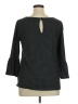 Nine Britton Black 3/4 Sleeve Blouse Size XL - photo 2