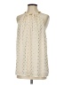 MICHAEL Michael Kors 100% Polyester Ivory Sleeveless Blouse Size S - photo 1