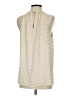 MICHAEL Michael Kors 100% Polyester Ivory Sleeveless Blouse Size S - photo 2