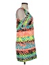 Milly Graphic Orange Cocktail Dress Size 2 - photo 4