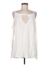 HEATHER 100% Cotton Ivory Sleeveless Top Size M - photo 1