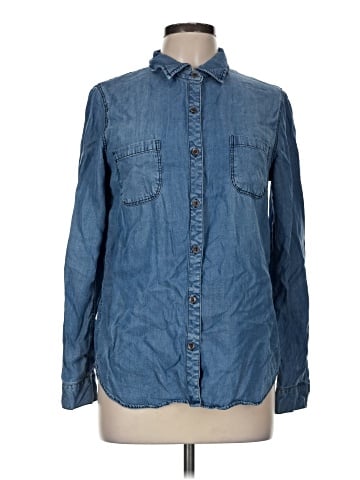 Love Stitch Long Sleeve Button-Down Shirt (view 1)