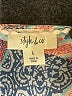 Style&Co 100% Polyester Orange 3/4 Sleeve Blouse Size L - photo 7