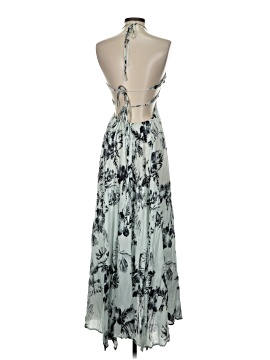 maxi dress halter Mei High Split Halter Neck Maxi Dress in Ivory