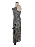JOA 100% Polyester Animal Print Blue Casual Dress Size XS - photo 5