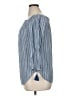 Unbranded Blue 3/4 Sleeve Blouse Size L (tall) - photo 5