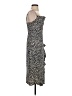 JOA 100% Polyester Animal Print Blue Casual Dress Size XS - photo 4