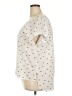 Gap Outlet 100% Recycled Polyester Ivory Short Sleeve Blouse Size XXL - photo 5