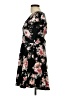 No Boundaries Floral Black Casual Dress Size L - photo 5