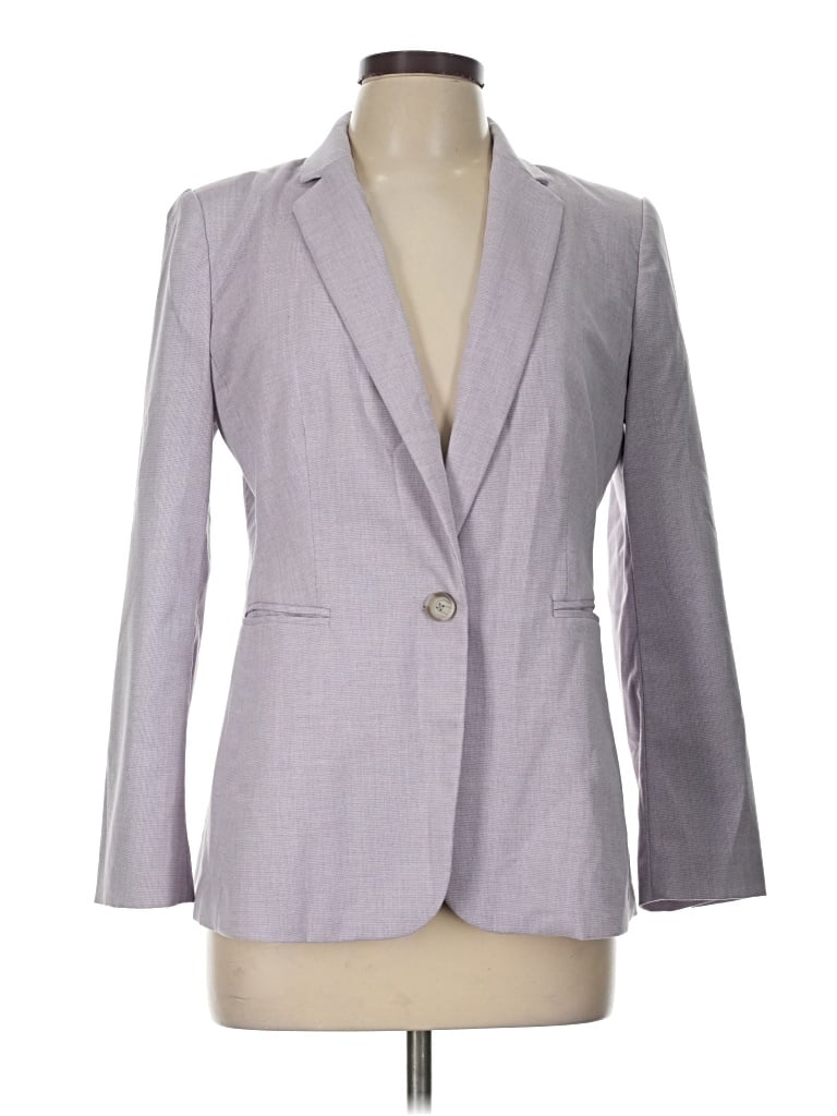 Pre-owned Ann Taylor Blazer Jacket In Purple