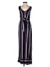 Xhilaration 100% Polyester Stripes Blue Jumpsuit Size XS - photo 1