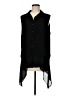 Joan Vass 100% Polyester Black Sleeveless Blouse Size M (estimated) - photo 1