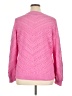 Ann Taylor LOFT Chevron-herringbone Pink Pullover Sweater Size XL - photo 2