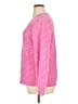 Ann Taylor LOFT Chevron-herringbone Pink Pullover Sweater Size XL - photo 5