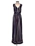 Xhilaration 100% Polyester Stripes Blue Jumpsuit Size XS - photo 2