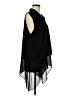 Joan Vass 100% Polyester Black Sleeveless Blouse Size M (estimated) - photo 4