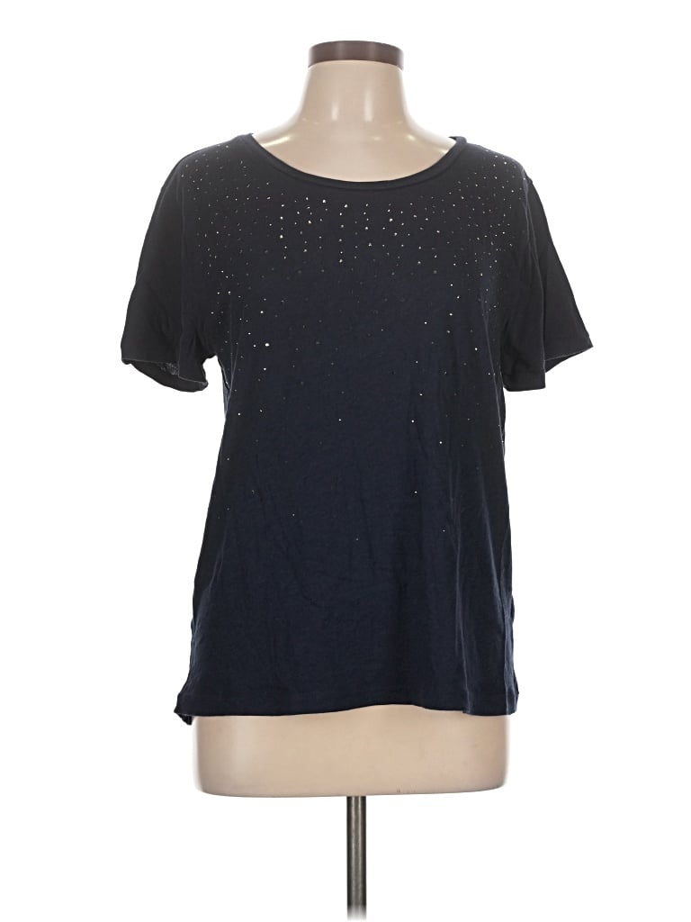 Pre-owned Jcrew Short Sleeve T-shirt In Black
