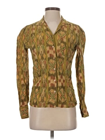 British Khaki Long Sleeve Blouse (view 1)