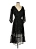 Storia 100% Polyester Stars Black Cocktail Dress Size S - photo 1