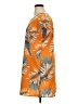 Unbranded 100% Polyester Tropical Orange Casual Dress Size XL - photo 5