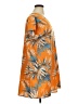 Unbranded 100% Polyester Tropical Orange Casual Dress Size XL - photo 4