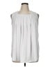 Unbranded White Sleeveless Blouse Size XL - photo 1