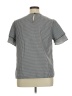 Unbranded 100% Polyester Gray Short Sleeve Blouse Size 1X - photo 2