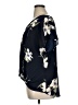 West Kei 100% Polyester Black Short Sleeve Blouse Size XL - photo 5